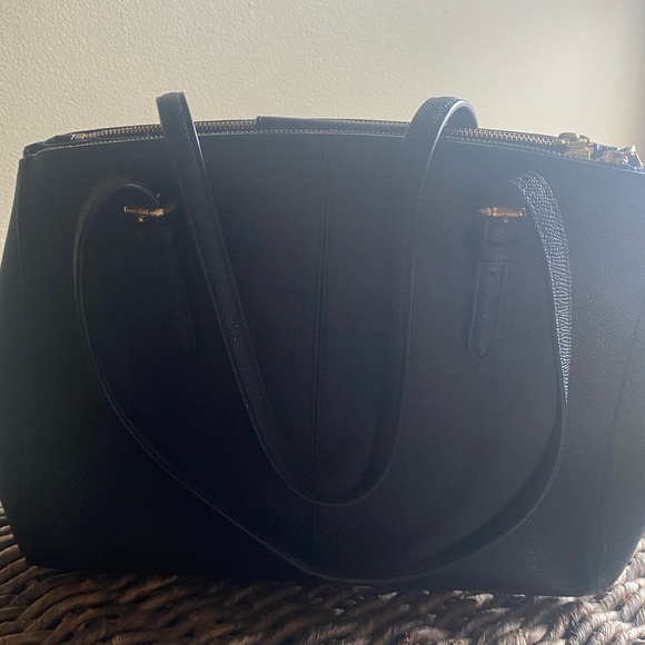 Coach Black Leather Bag - Picture 2 of 8